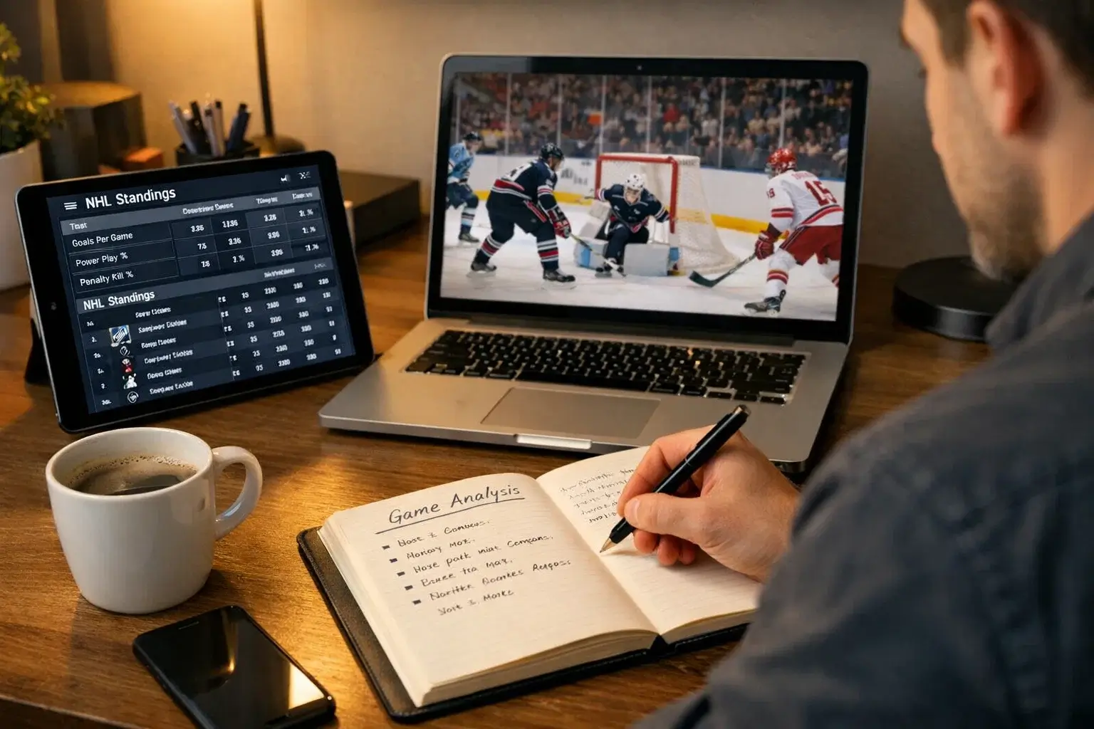 Strategická analýza NHL zápasu před sázením na hokej